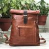 Leather Backpack for Men