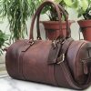 leather Gym Bag